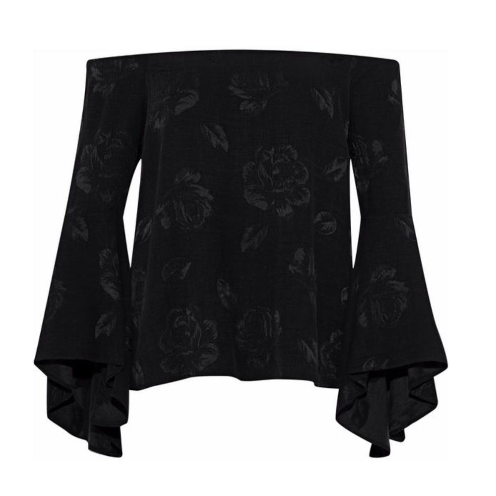 Alice + Olivia Floral Off Shoulder Top